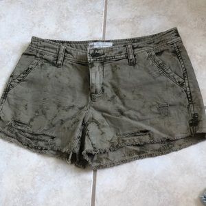 Free people green shorts size 2. New. Never worn.